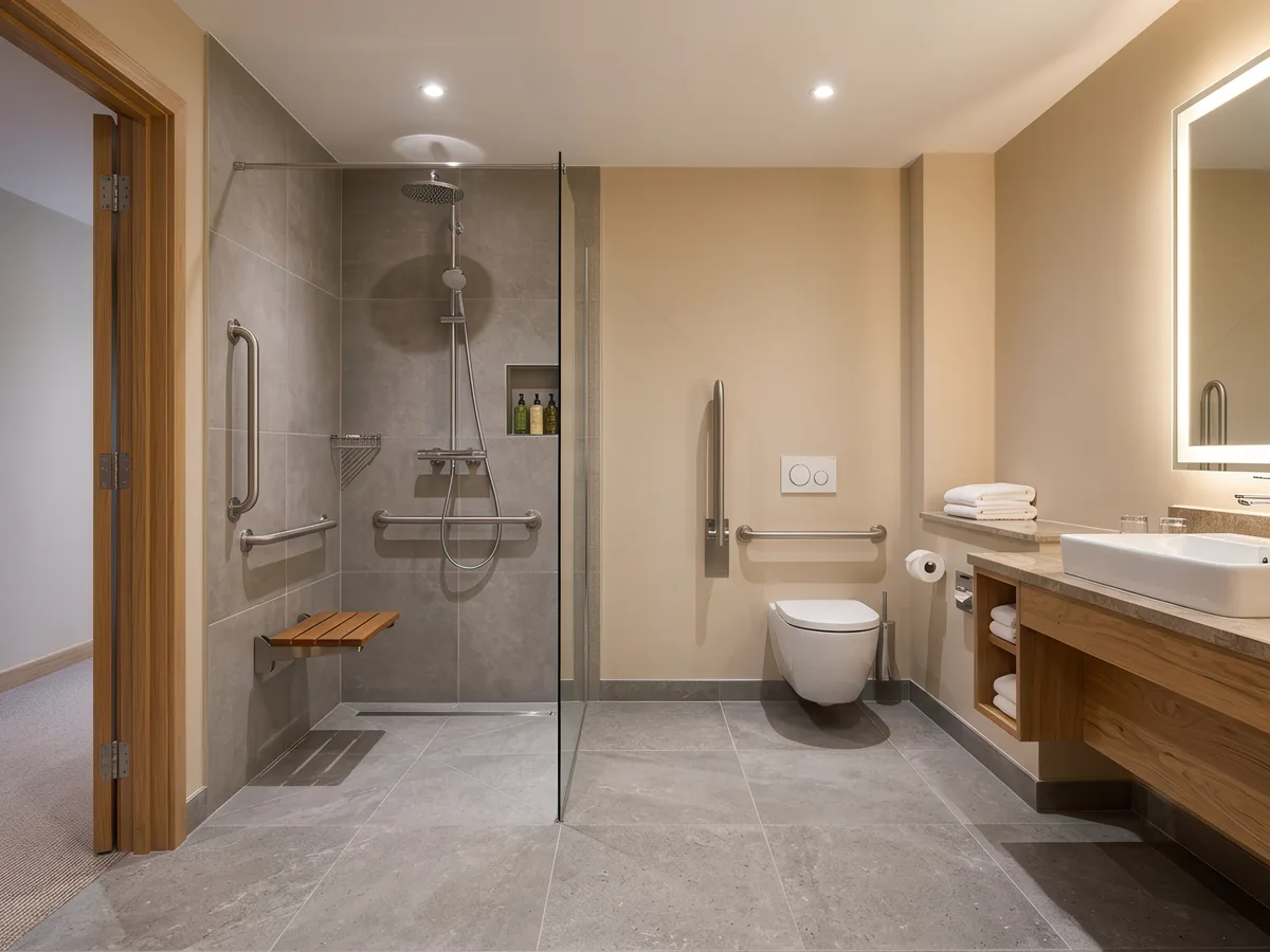 Barrierefreies Badezimmer